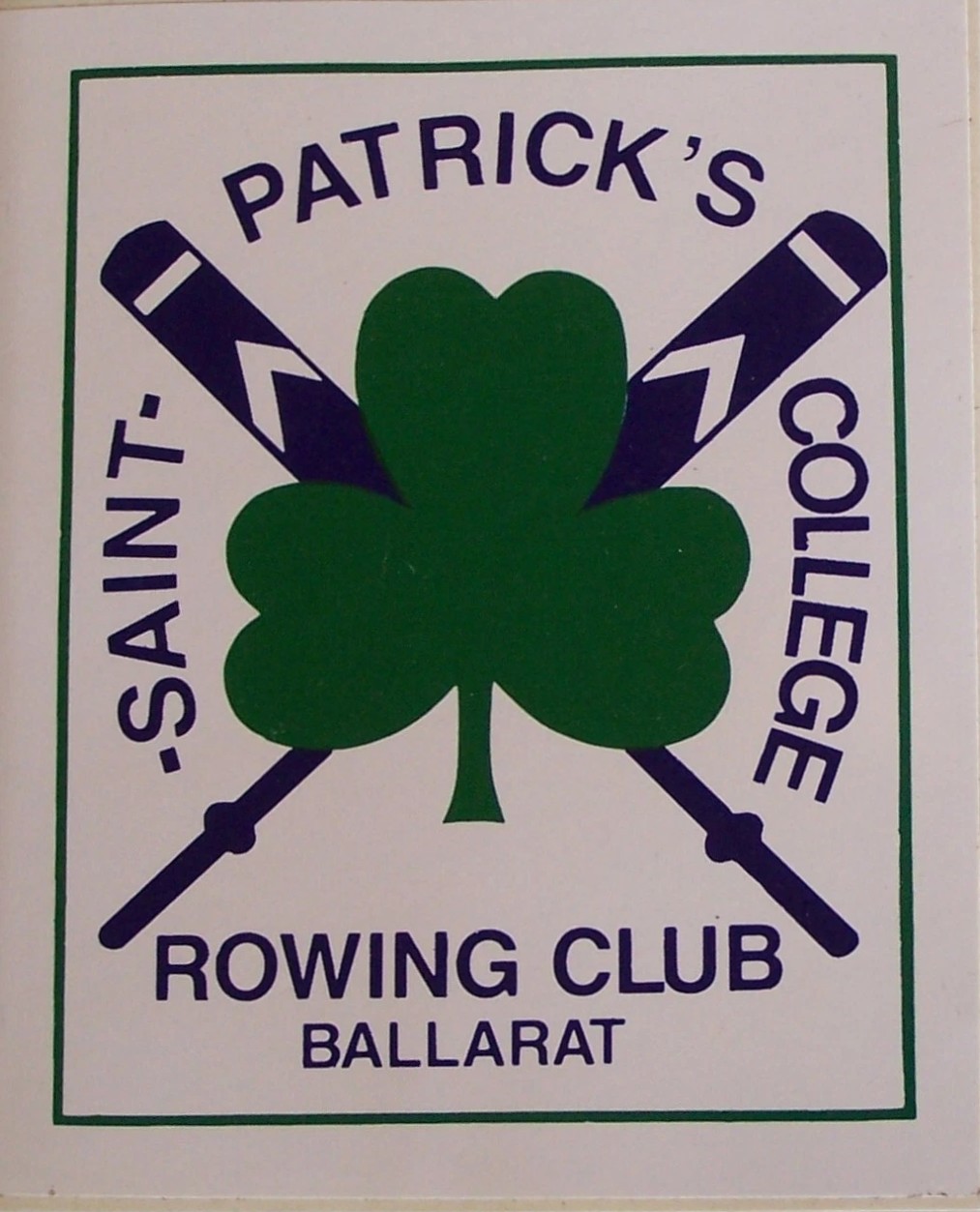 Sticker AUS Ballarat Saint Patricks College RC